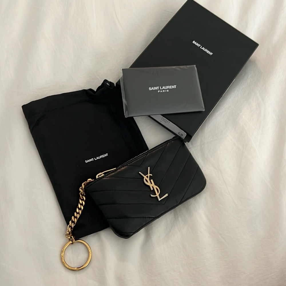 YSL Keychain wallet